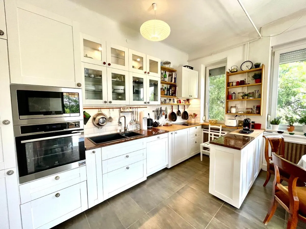 Villa With Terrace Overlooking The City Park Boedapest Appartement